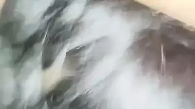 Sharp tits Bengali girl sucking 7-inch big dick